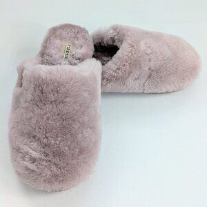 Fireside By Dearfoams Shearling Slip On Slippers 9 Plum